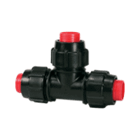 Rural Poly Tees -  Poly/poly/poly  2"-3/4" Plasson