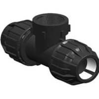 Metric Poly  Female Iron Poly Tees 110 mm-20mm Plasson